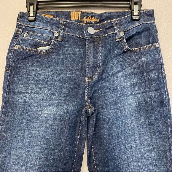 Kut from the Kloth mid rise Denim jeans Boot Cut Jeans KP011FJMX5 size 2 - Picture 3 of 12